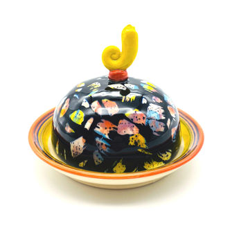 Pru Green - Icarus Butter Dish