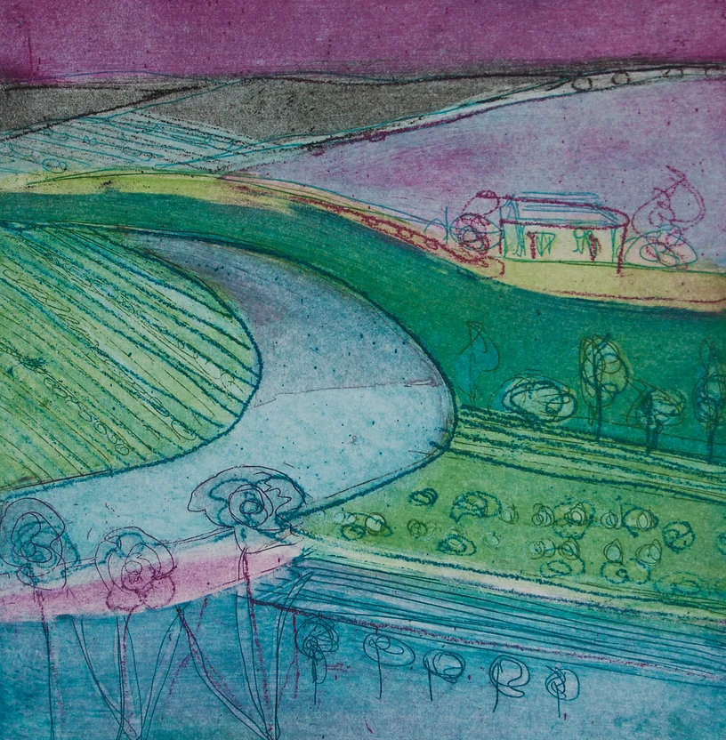 Louise Davies - 'Lavender Field'