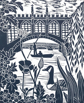 Kate Heiss - Punting at Cambridge