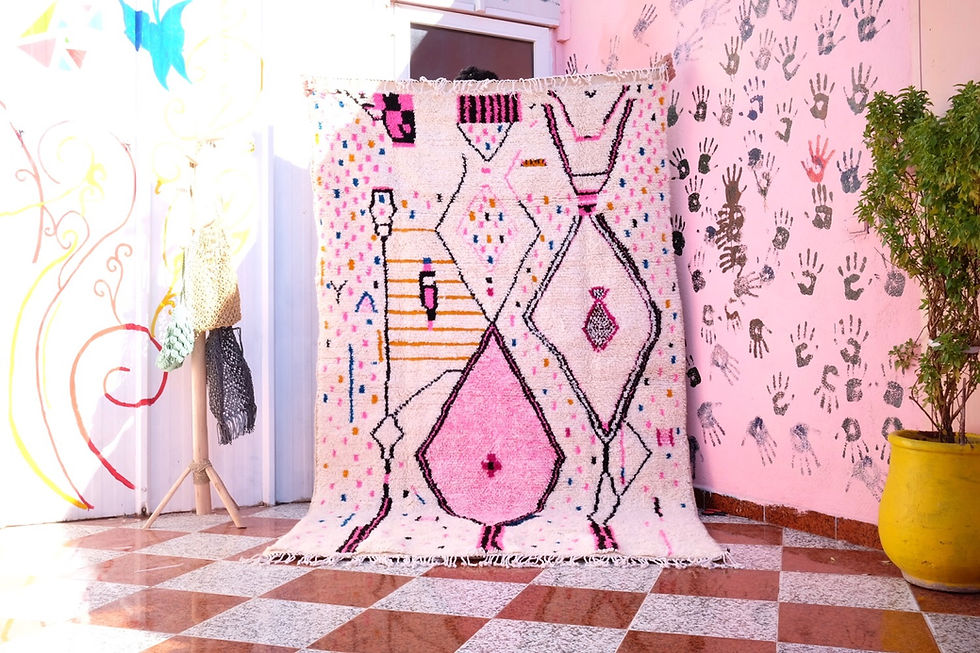 Beni ourain rug- Authentic Moroccan Rug- Custom Beni Ourain rug- Beni Ru