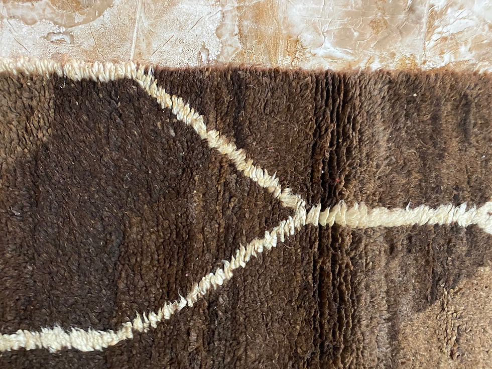 Thumbnail: Stunning Moroccan rug - Beni ouraine rug - Wool Berber rug - Beni Mrirt rug