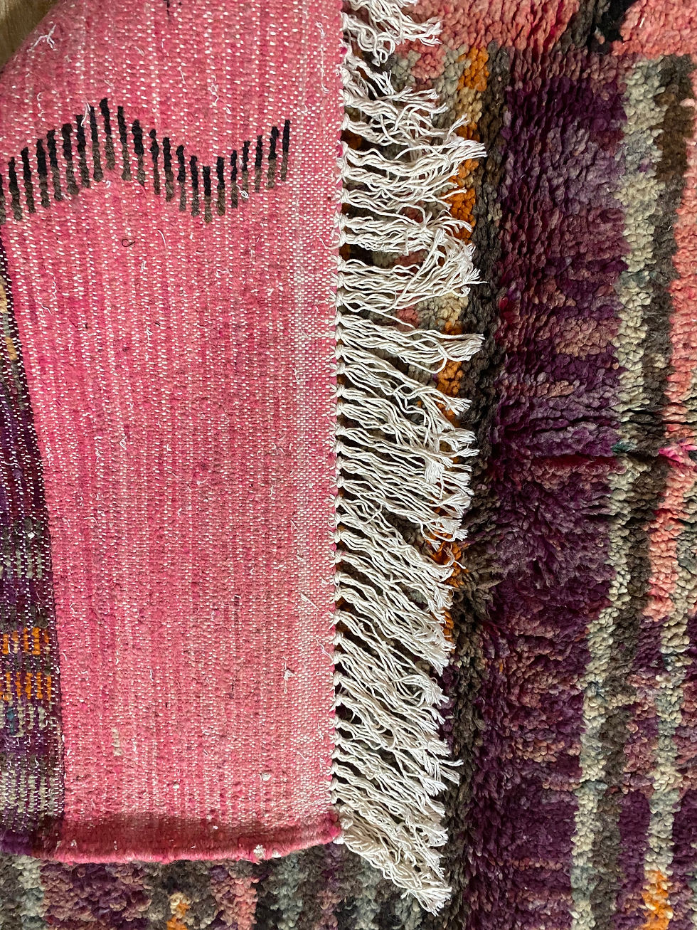 Thumbnail: Contemporary Moroccan rug - LUXURY Beni Mrirt Rug, Mothers day gifts