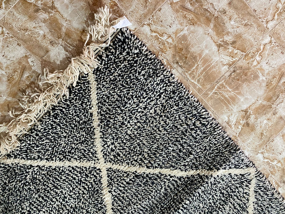 Thumbnail: Moroccan Berber rug - Beni ourain rug - all wool berber rug - Custom area rug