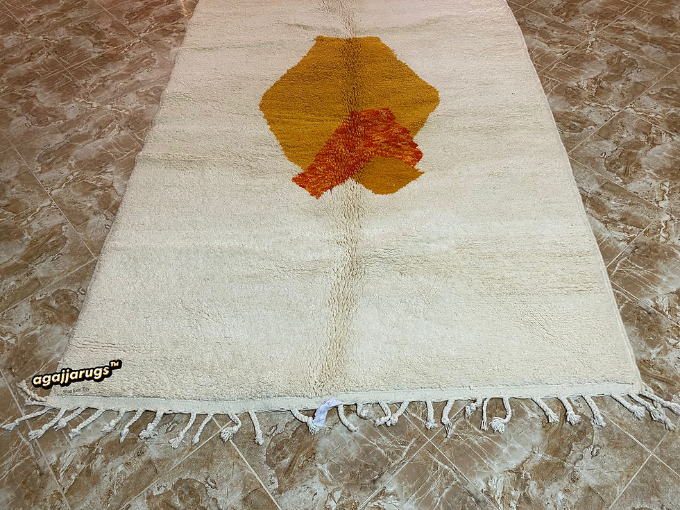 Miniature : Gorgeous Beni Ourain Rug, Home decor, Moroccan Rug, Wool Rug, mom gifts