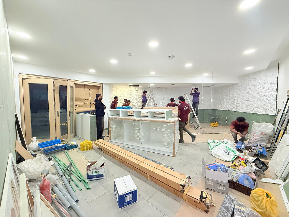 Process of Cano Cafe Fit Out
