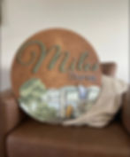 handmade custom wooden sign