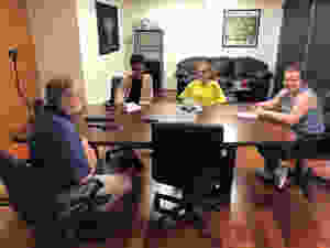 Mr. Phil Garner guides SIXGEN summer interns in career choices and financial savings