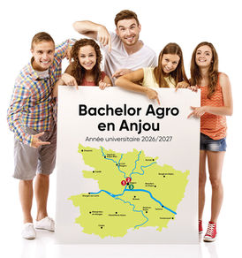 Carte Bachelor agro en Anjou