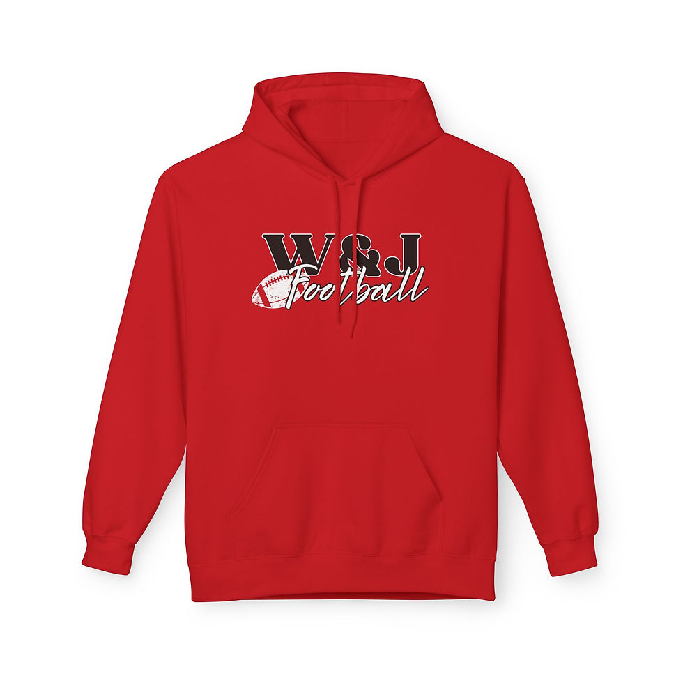 Thumbnail: W & J Football Hoodie | College Team Football Pullover