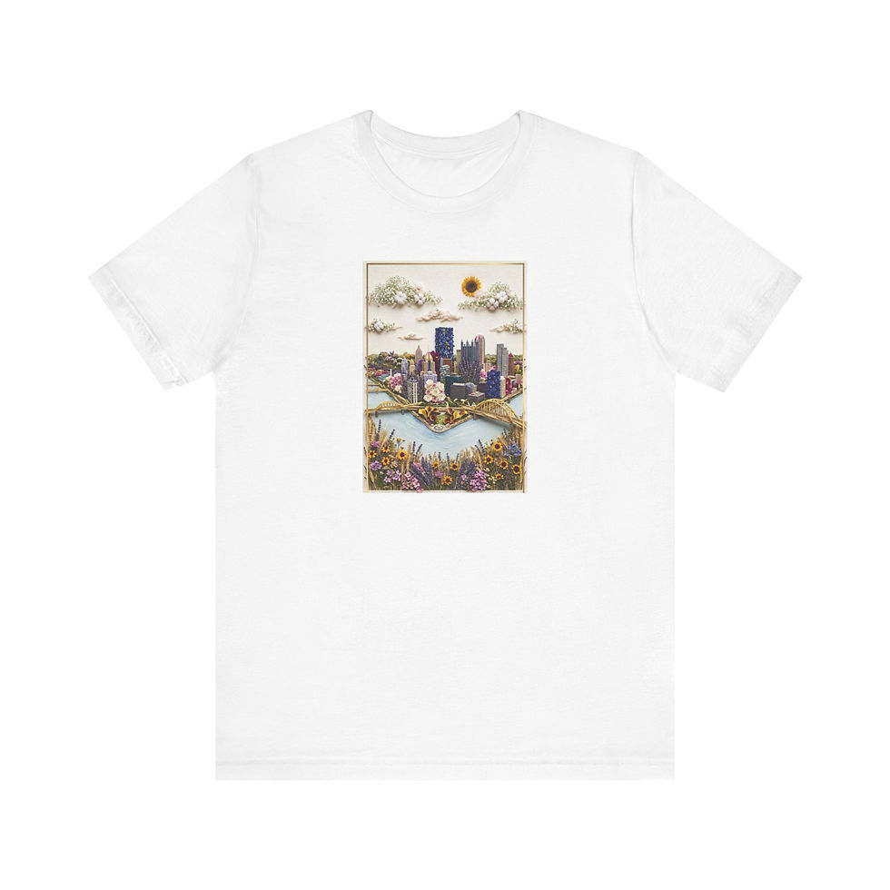 Thumbnail: Pittsburgh Floral Design Tee | Pittsburgh Flowers, City Blooms