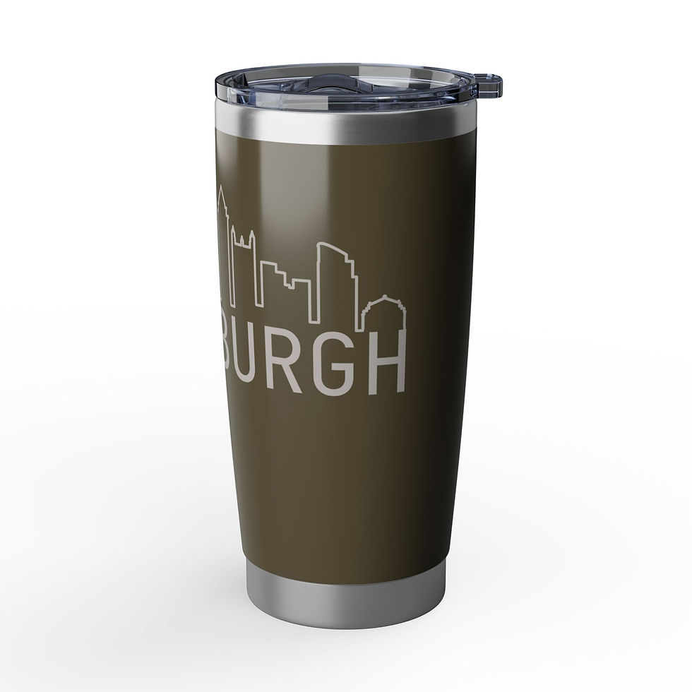 Thumbnail: Pittsburgh Skyline Minimalist Logo Tumbler 20oz Insulated Travel Cup