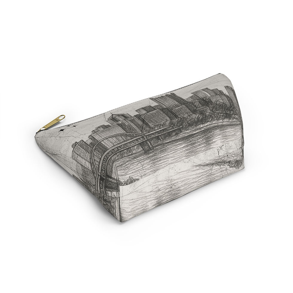Thumbnail: PPG Sketch Accessory Pouch | Zip T-Bottom Cosmetic Bag