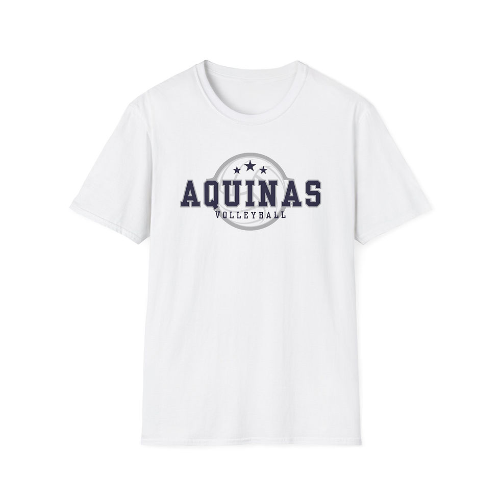 Thumbnail: Aquinas Volleyball Team T-Shirt — Retro Collegiate Athletic Tee