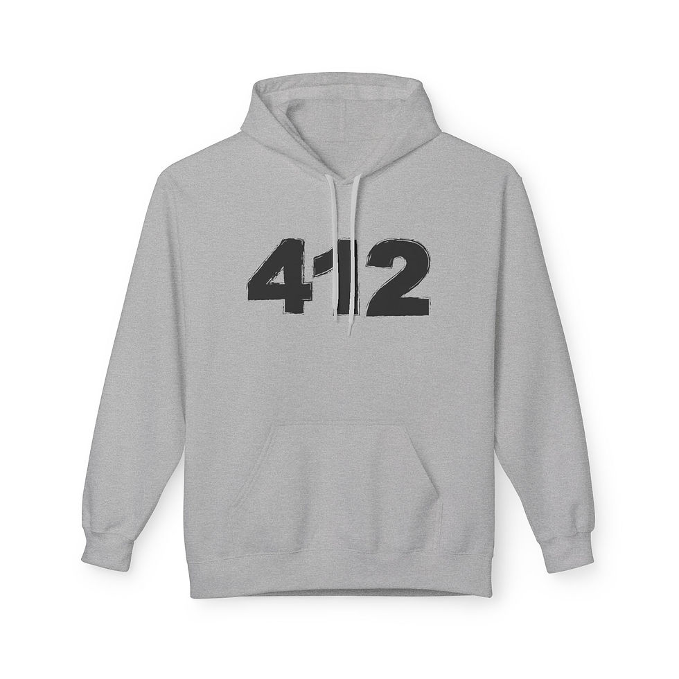 Thumbnail: 412 Hoodie – Minimalist City Area Code Pullover