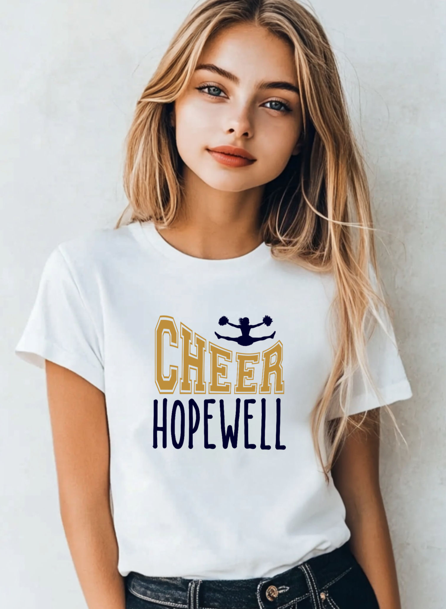 Kids Cheer Hopewell T-Shirt — Youth Cheerleading Team Tee