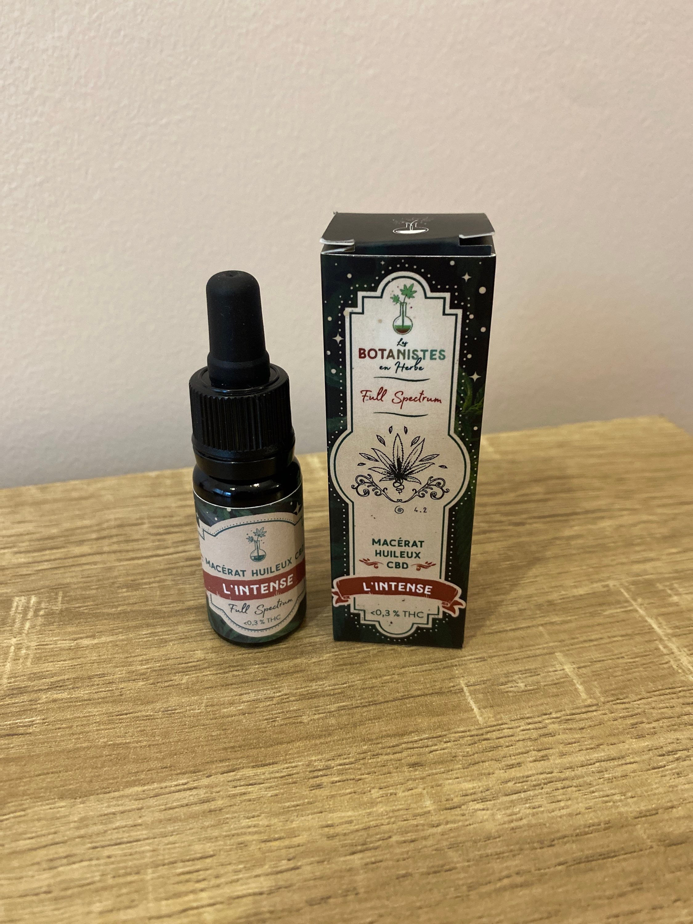 Huile de CBD "L'intense"BIO