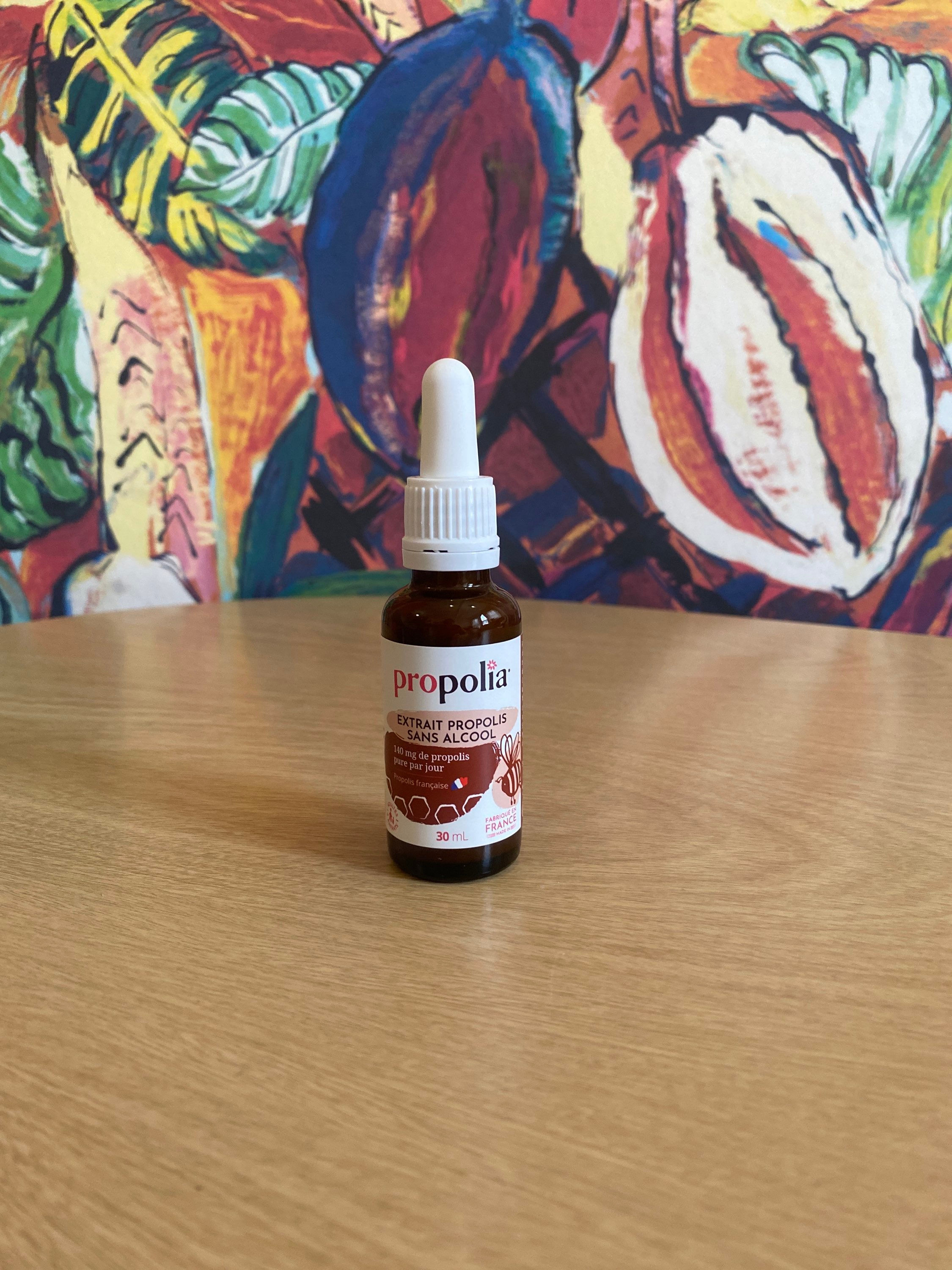 Extrait de propolis sans alcool