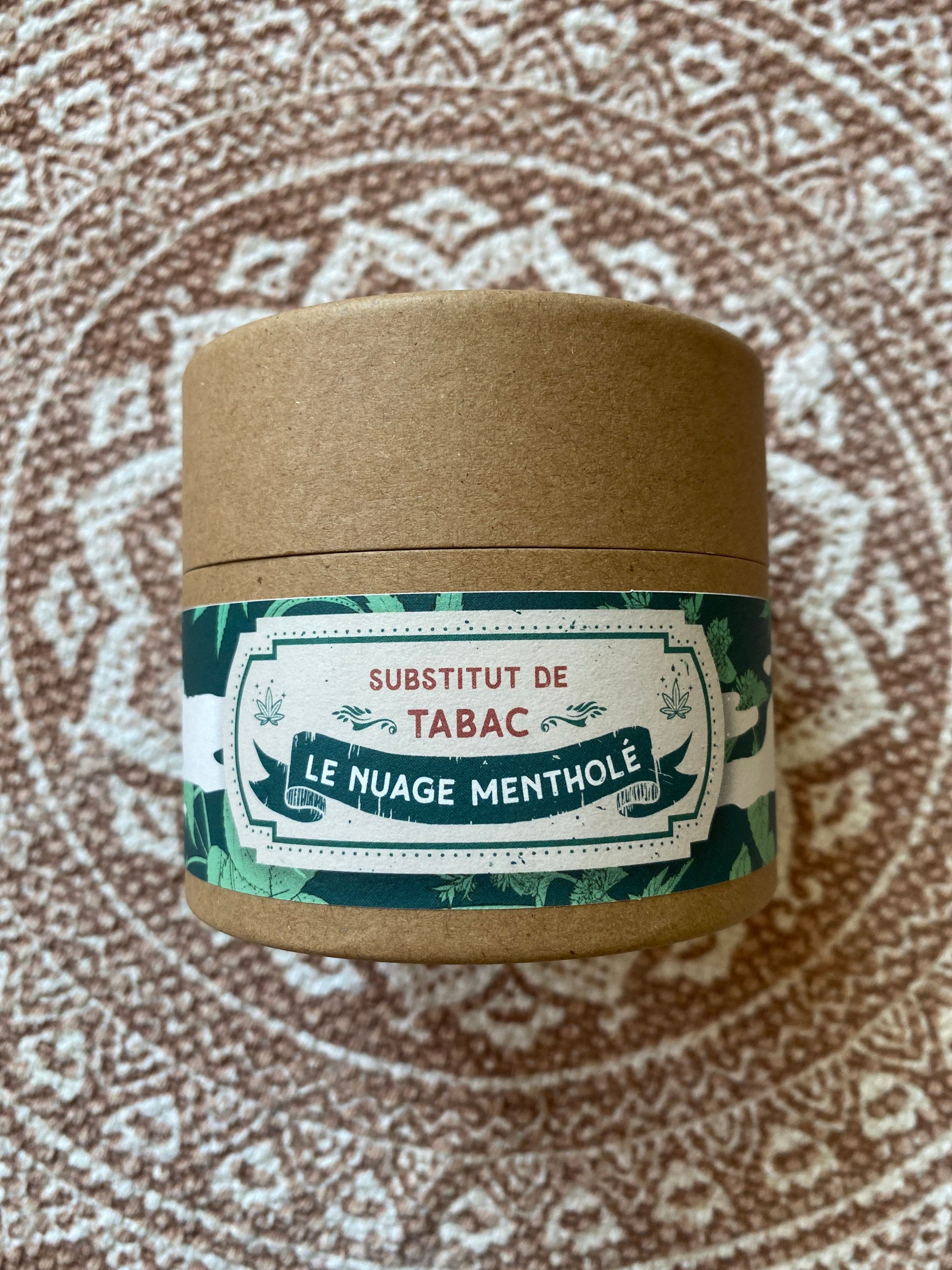 Substitut de tabac mentholé