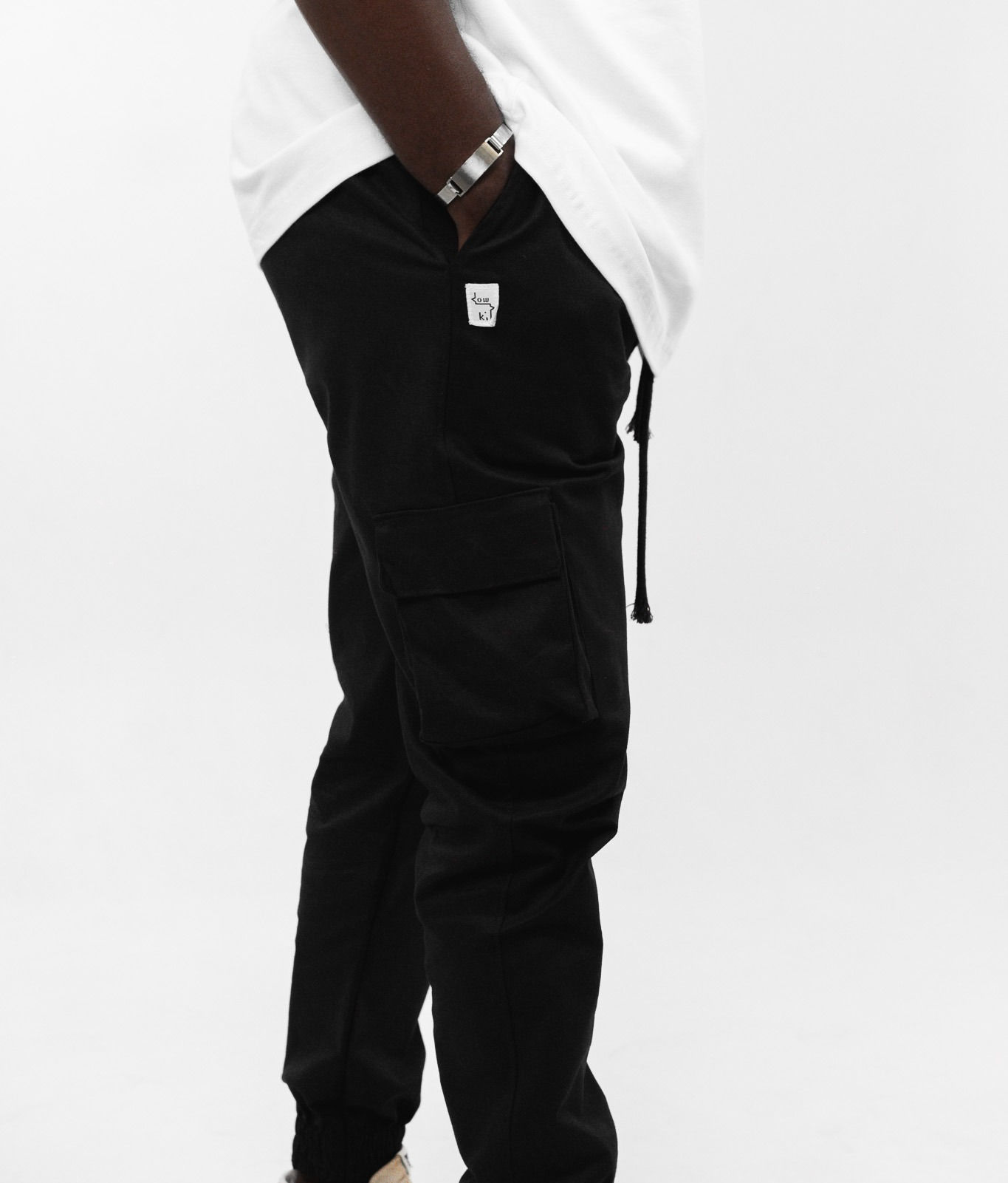 Calça Jogger Patch Preta