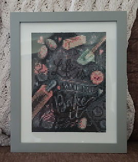 Life is What You Bake It Diamond Painting, framed