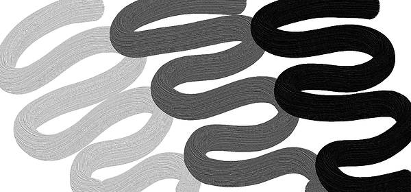 White to Black shades in a squiggly pattern
