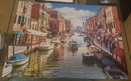 Finished Puzzle of Venice, 500 pieces