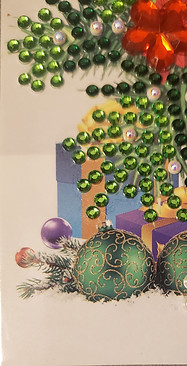 Christmas Ornament Diamond Painting Card Sneak Peek