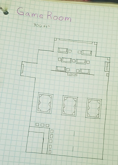 Game Room Floor Plan