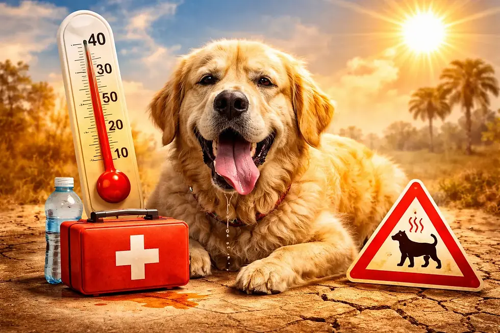 Hund hechelt stark in der Sonne – Hitzschlag beim Hund Symptome und Erste Hilfe