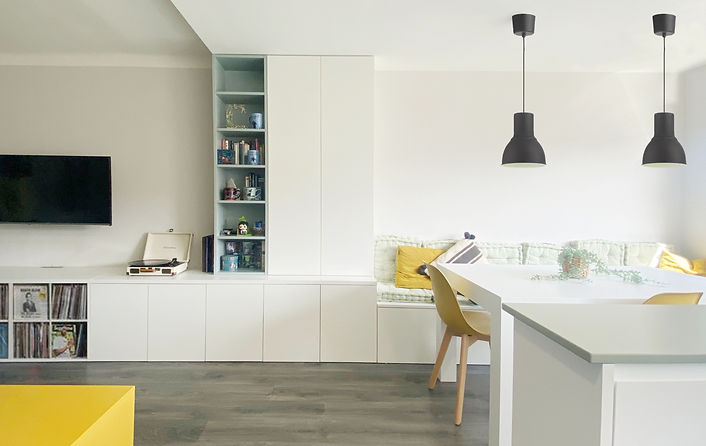 Kitchen-dinning room design