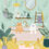 Thumbnail: Orange and white cat in bath illustration