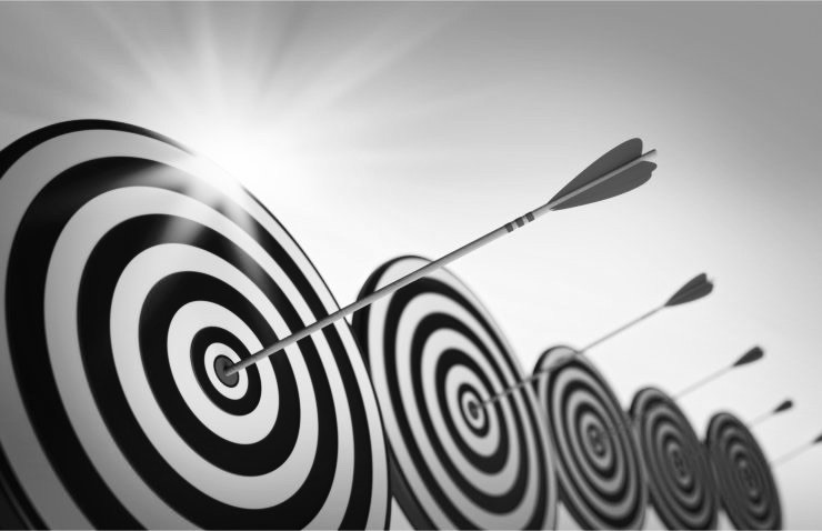 Bullseye on target
