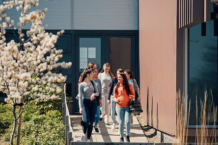 Chatting after Class