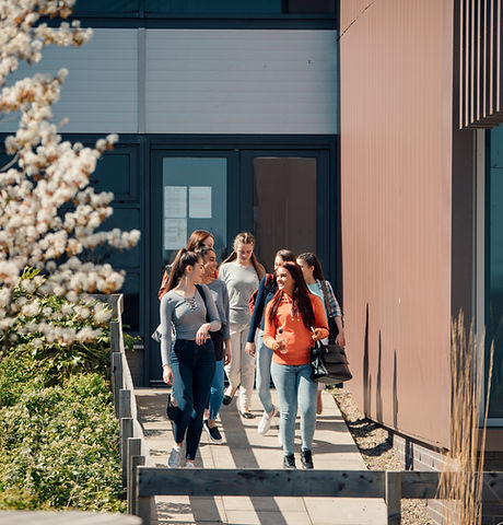 Chatting after Class