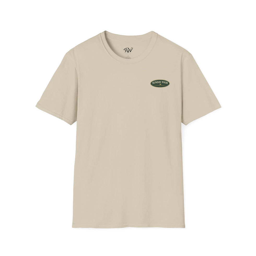 Thumbnail:  Sips & Sticks Sunday Pour Collection T-Shirt Vintage Whiskey Glass Graphic Tee