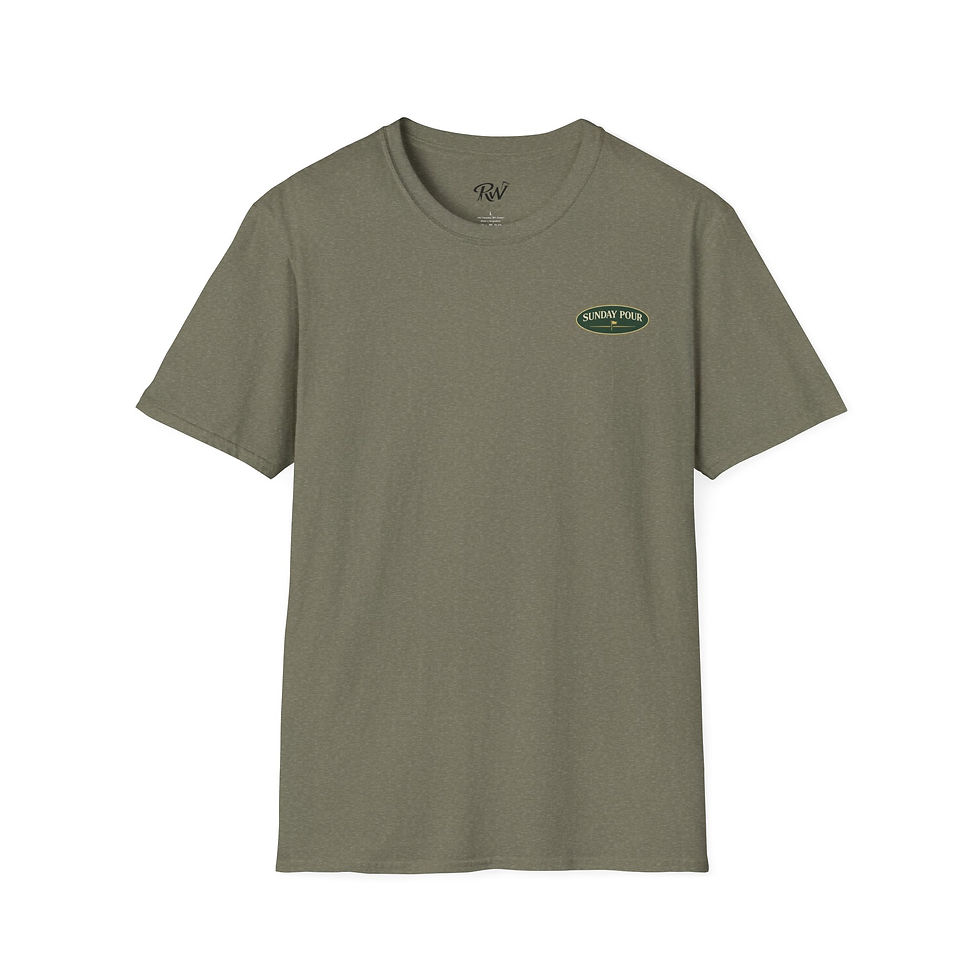 Thumbnail:  Sips & Sticks Sunday Pour Collection T-Shirt Vintage Whiskey Glass Graphic Tee