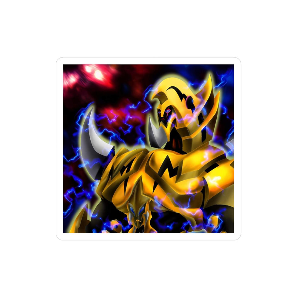 縮圖：Fiend Cyber Yugioh Vinyl Sticker