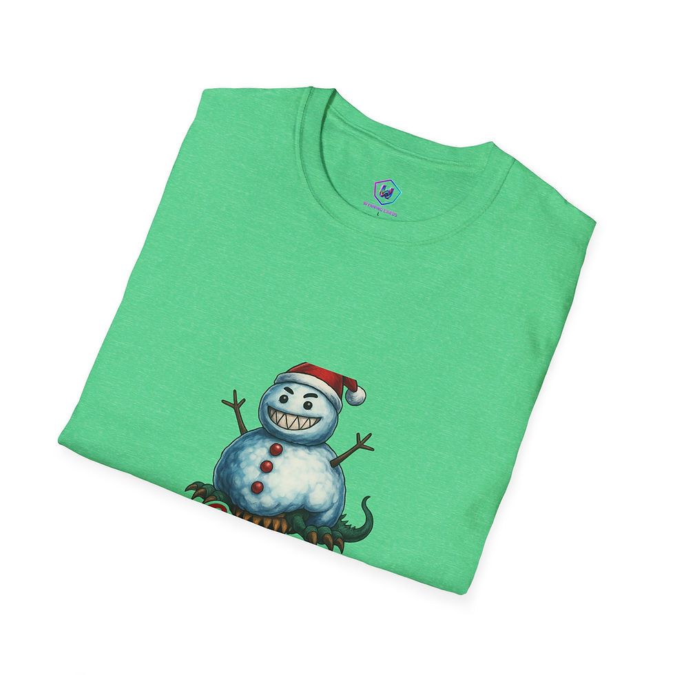 縮圖：Snowman Eater Merry Christmas T-Shirt 