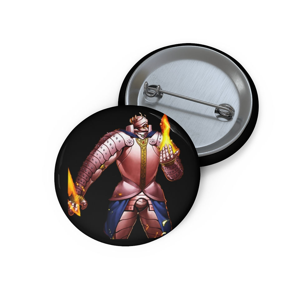 Miniatura: Burning in Button
