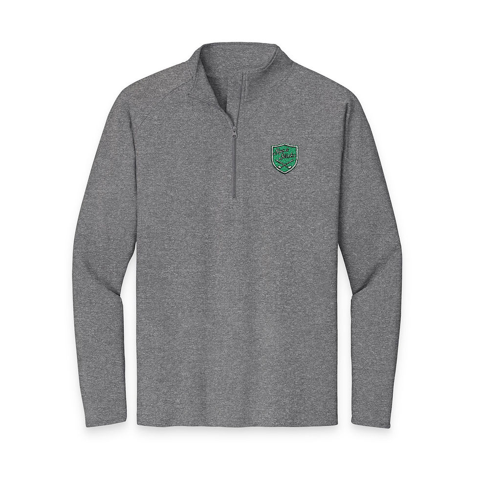 Thumbnail: Sips & Stix Golf Embroidered  Quarter Zip Pullover Men's Sport-Wick Performance