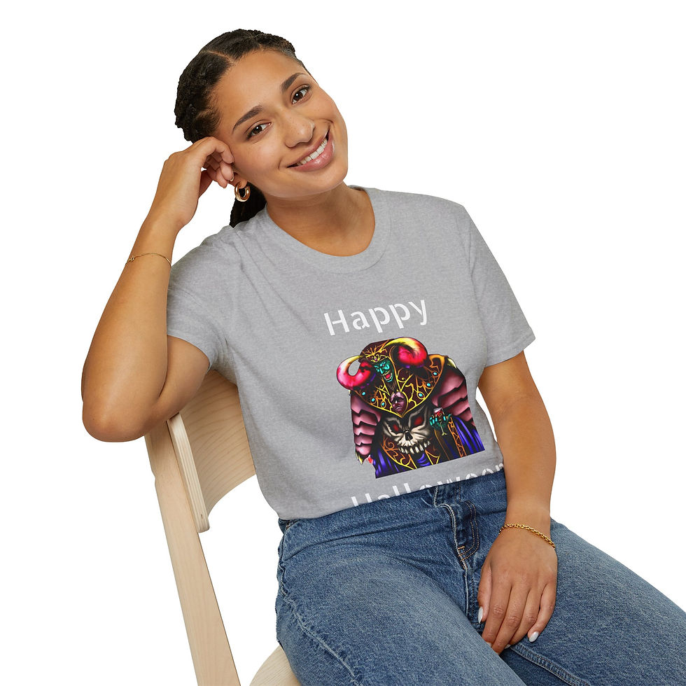 Thumbnail:  Wynning Cards Halloween #3 Unisex Softstyle T-Shirt