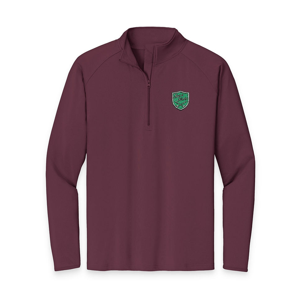 Thumbnail: Sips & Stix Golf Embroidered  Quarter Zip Pullover Men's Sport-Wick Performance