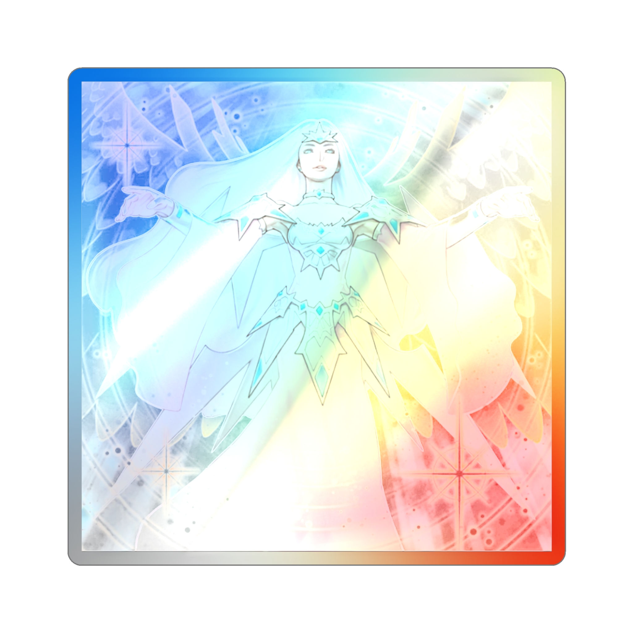 Beatrice Holographic Die-cut Stickers