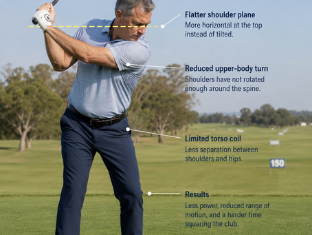 Golfer losing power and distance