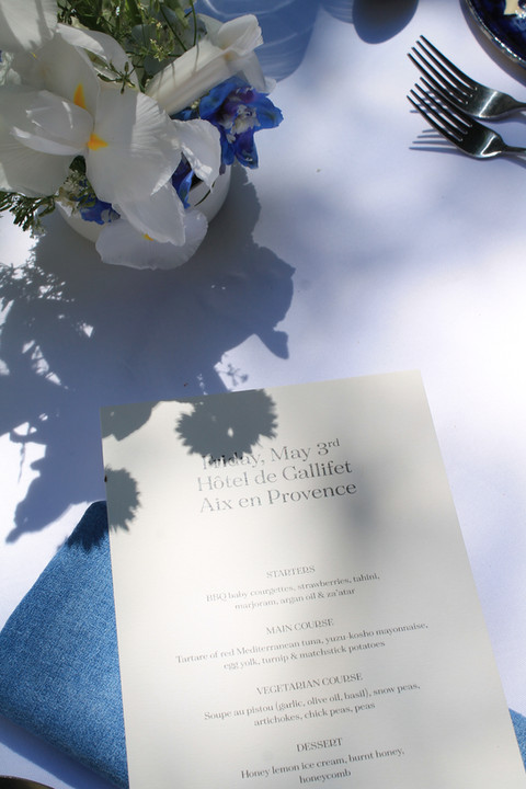 fleurs déjeuner Chanel ateliernu hotel gallifet