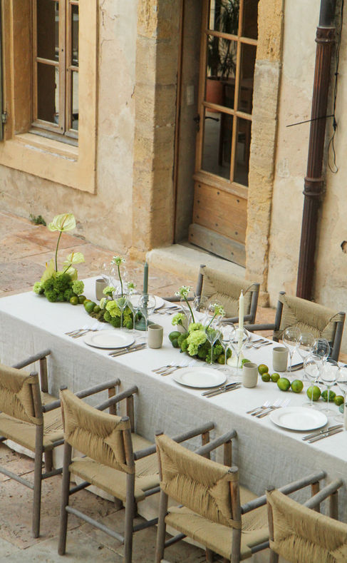 ateliernu - design floral - set design - luxe - ruinart -marseille - lourmarin