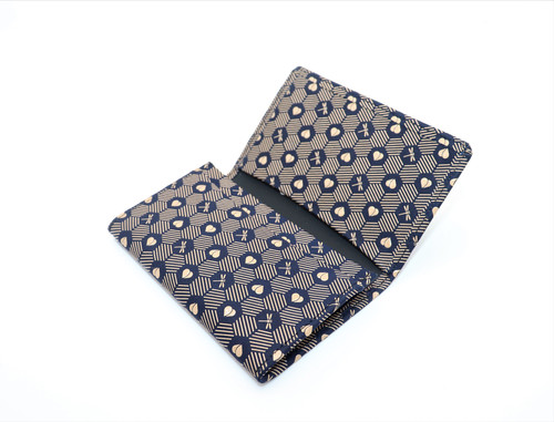 印傅屋上原勇七 【限定品】 モモハナ印伝 「 名刺入れ」 甲州