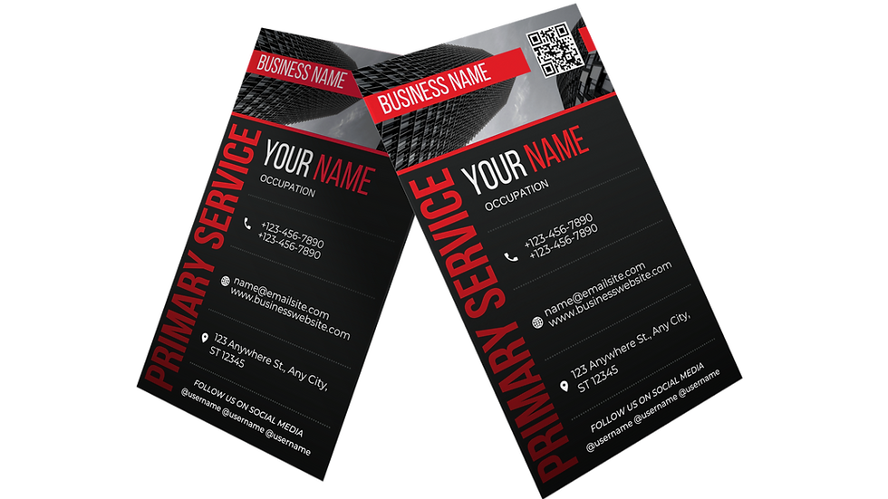 Thumbnail: Vertical Business Card T4