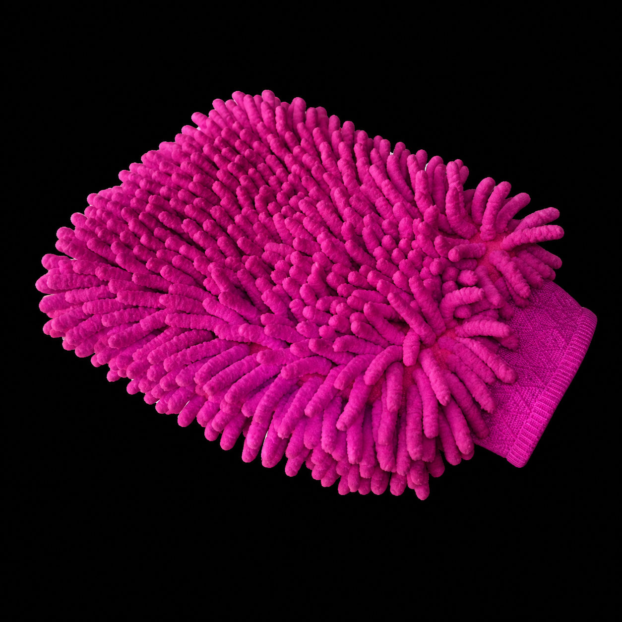 Gant chenille Mauve