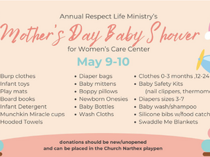 Mother's Day Baby Shower
